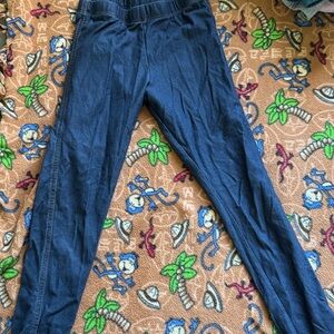 Dark Blue Leggings - Slim Fit